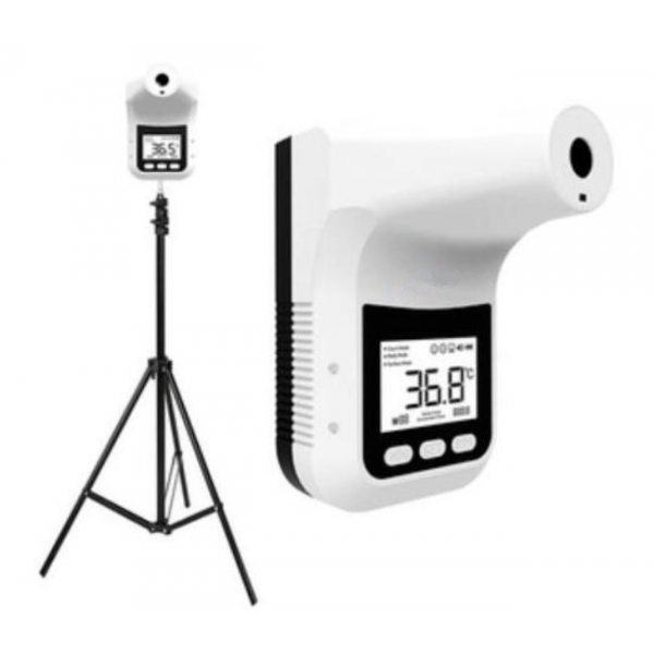 Επιτοίχιο Θερμόμετρο Μετώπου Ανέπαφης Μέτρησης Υπερύθρων K3 PRO ΜΕ ΤΡΙΠΟΔΟ 2μ